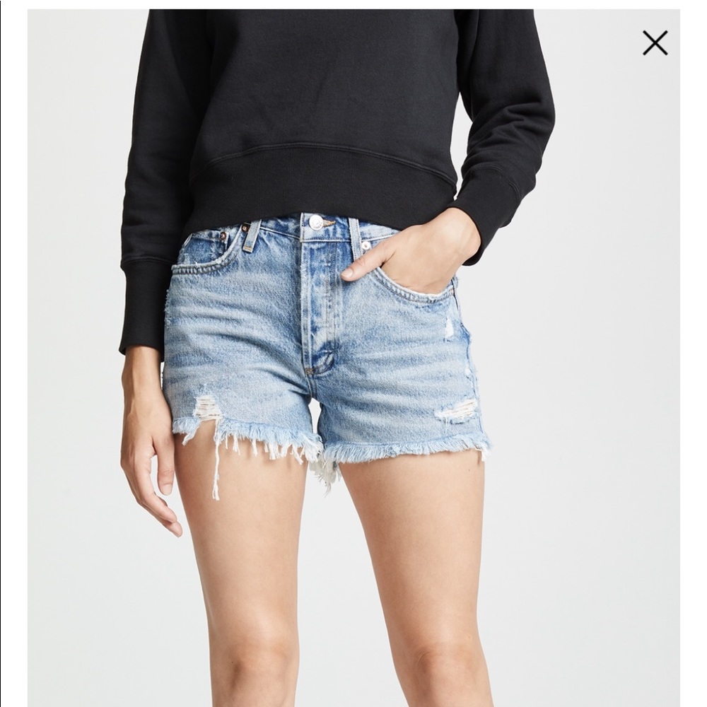 AGOLDE Parker vintage cutoff shorts